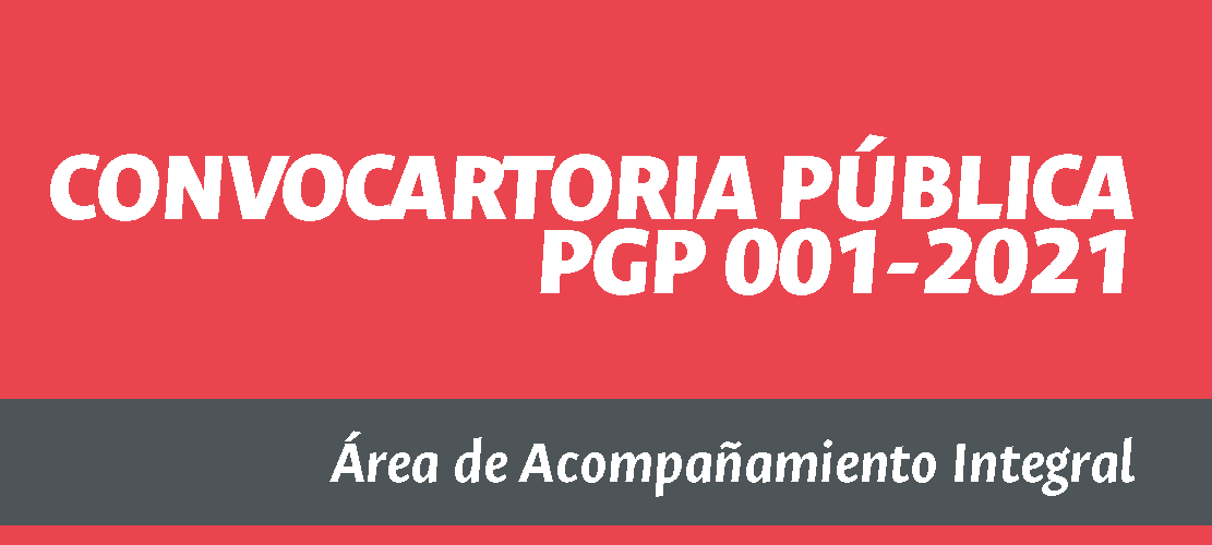Convocatoria Pública  PGP 001-2021
