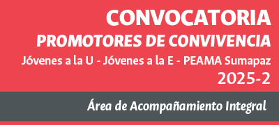 Convocatoria Promotores de Convivencia - Programas Jóvenes a la U, Jóvenes a la E y PEAMA Sumapaz 2025-2