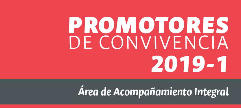 Resultados convocatoria PROMOTORES DE CONVIVENCIA 2019-1